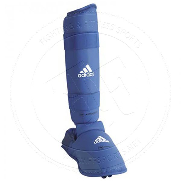 Adidas WKF Shin Protector With Removable Base Blue